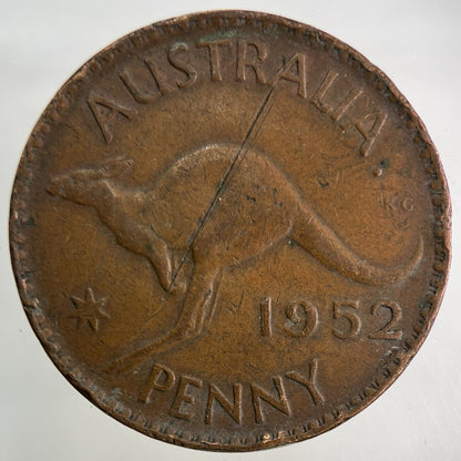 1952 Australia One Penny Coin | Fine Collectable Grade