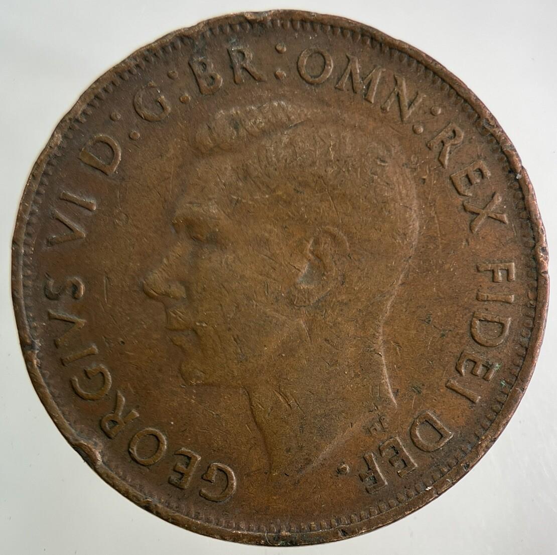 1952 Australia One Penny Coin | Fine Collectable Grade