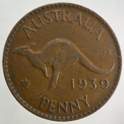 1939 Australia One Penny Coin | Fine Collectable Grade