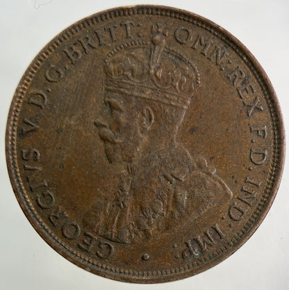 1932 Australia One Penny Coin | Fine Collectable Grade