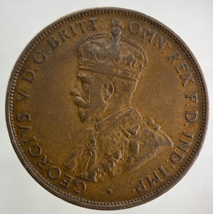 1935 Australia One Penny Coin | Fine Collectable Grade