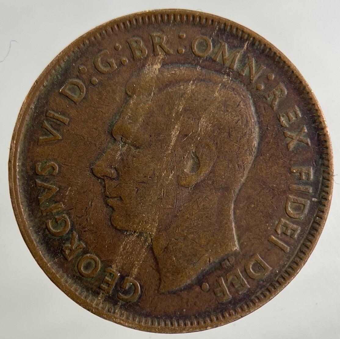 1951 Australia Half-Penny Coin | Collectable Grade