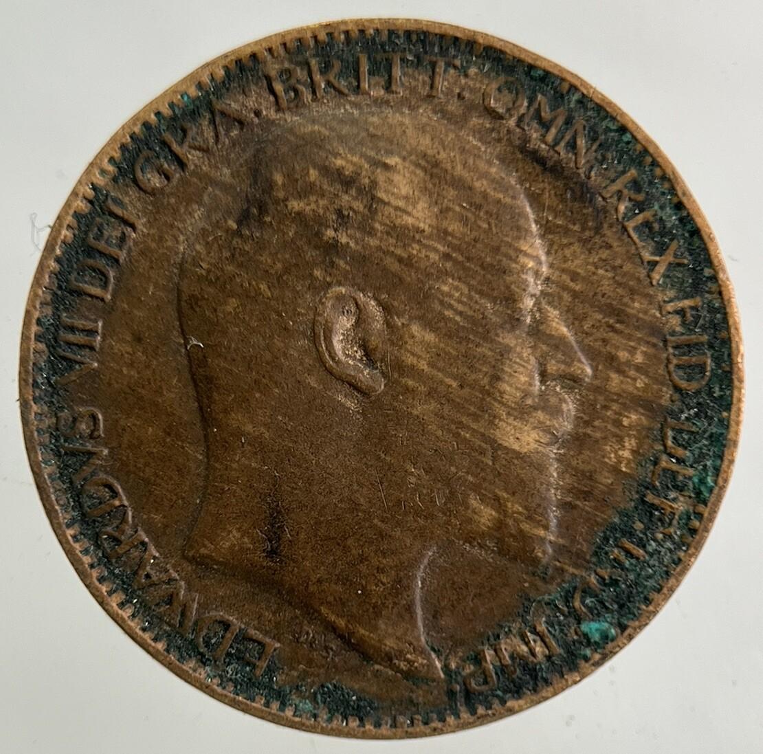 1903 Edward VII Farthing Coin | Fine Collectable Grade