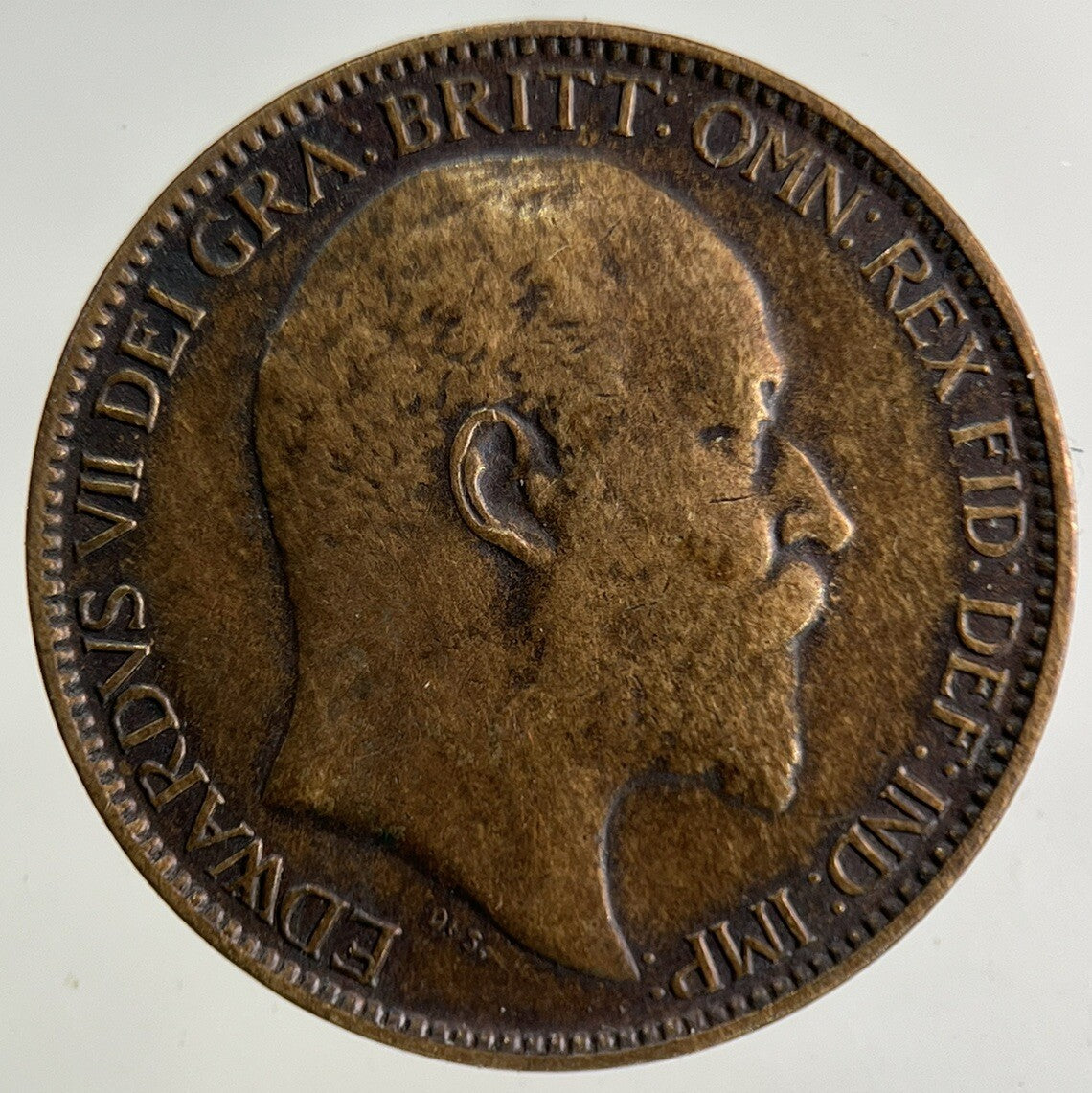 1910 Edward VII Farthing Coin | Fine Collectable Grade
