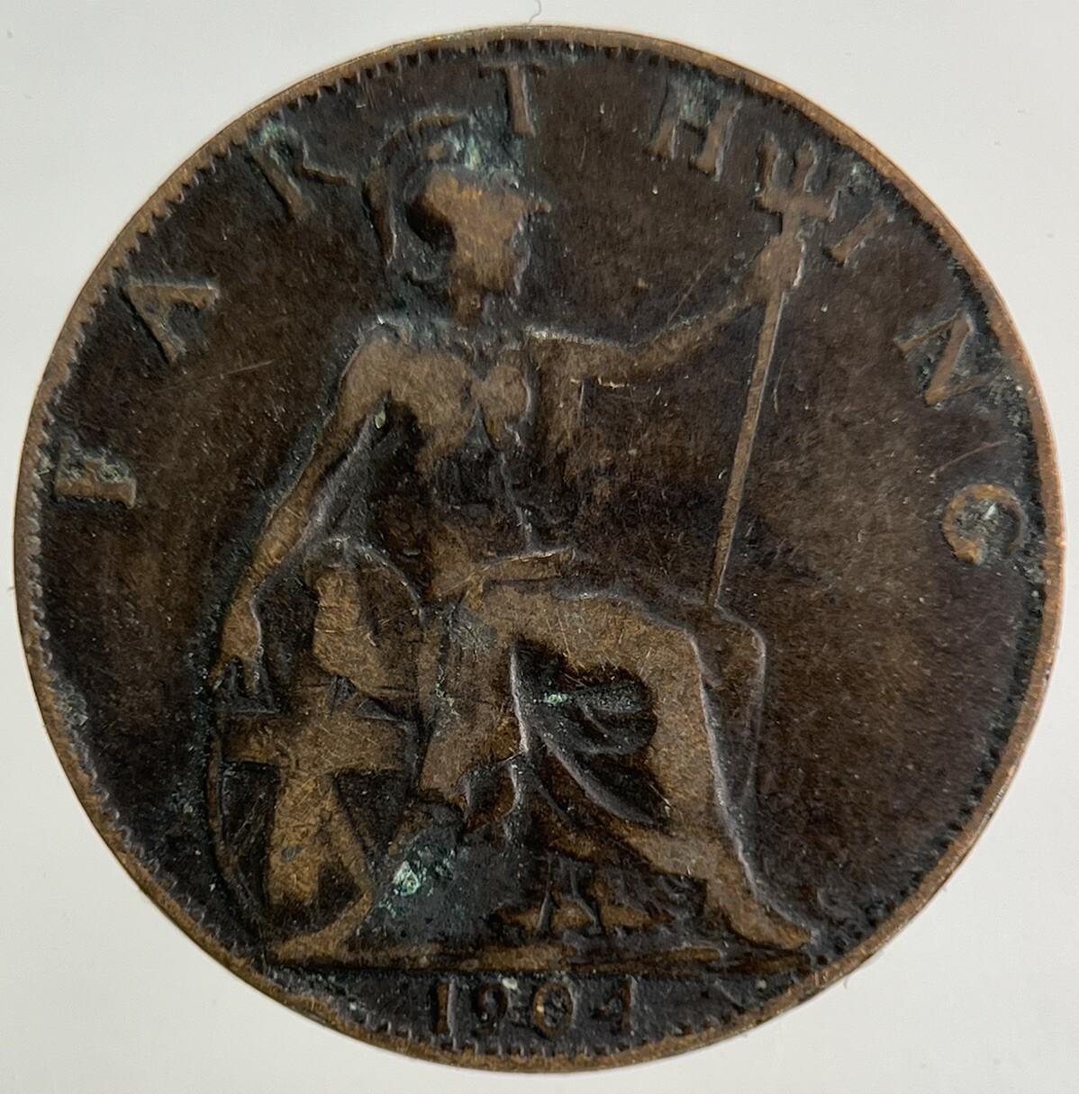 1904 Edward VII Farthing Coin | Collectable Grade