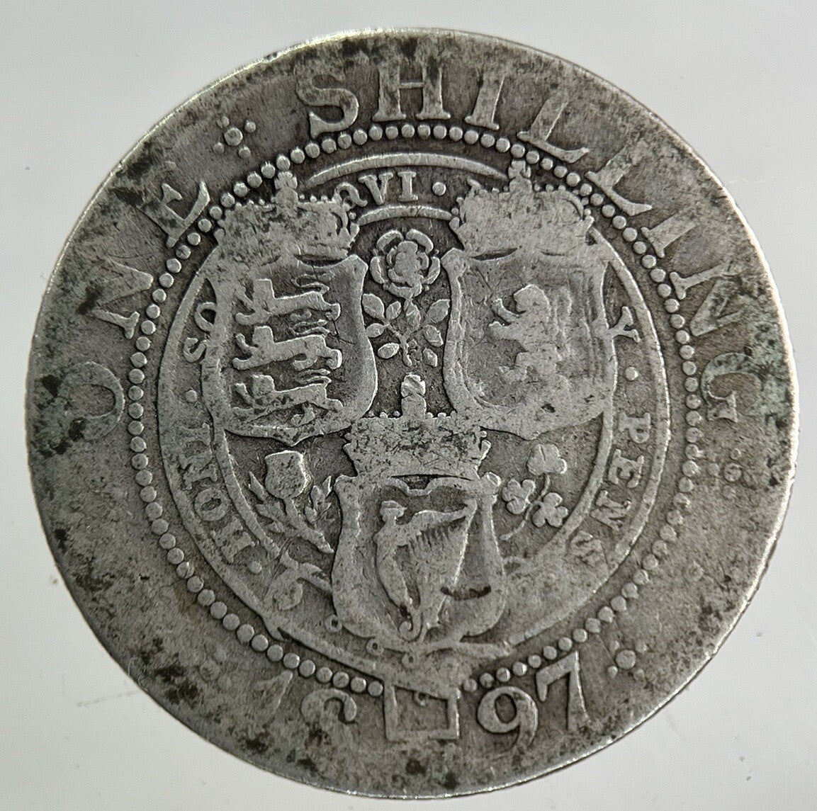 1897 Victoria Silver Shilling Coin | Collectable Grade
