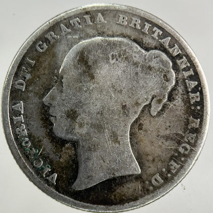 1844 Victoria Silver Shilling Coin | Collectable Grade