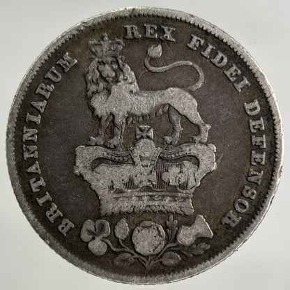 1826 George IV Shilling Silver Coin | Fine Collectable Grade