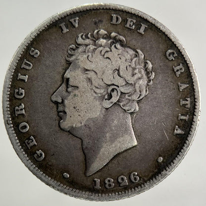 1826 George IV Shilling Silver Coin | Fine Collectable Grade