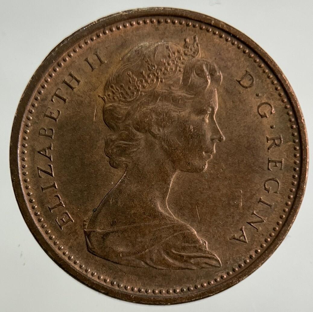 1965 Canada 1 Cent Coin | Fine Collectable Grade