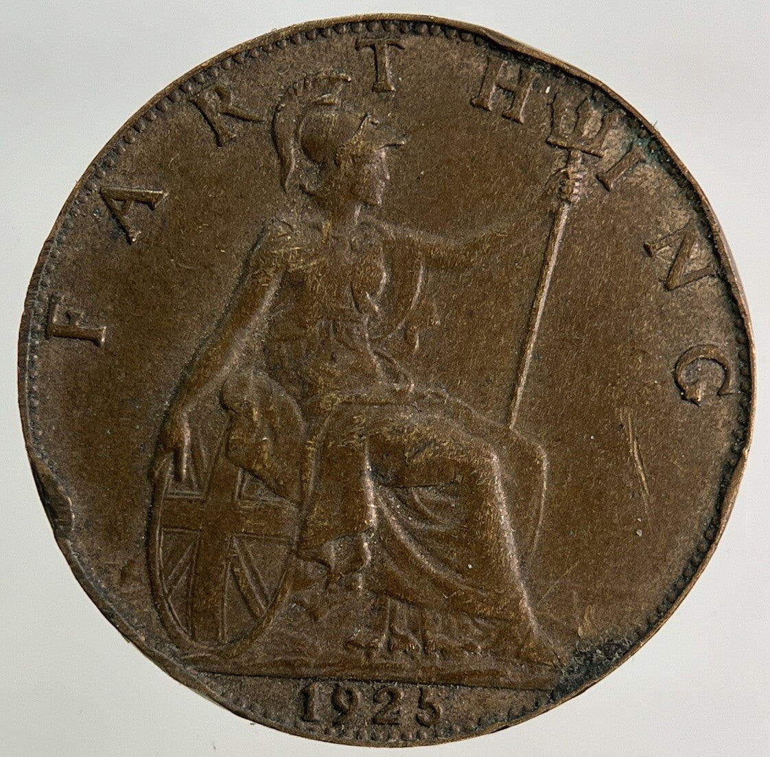1925 George V Farthing Coin | Very High Grade