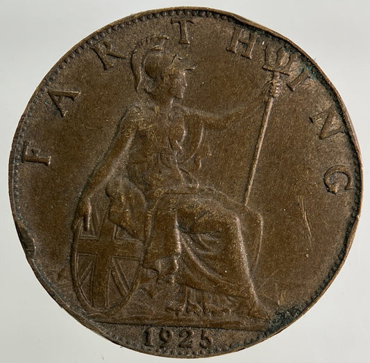 1925 George V Farthing Coin | Very High Grade