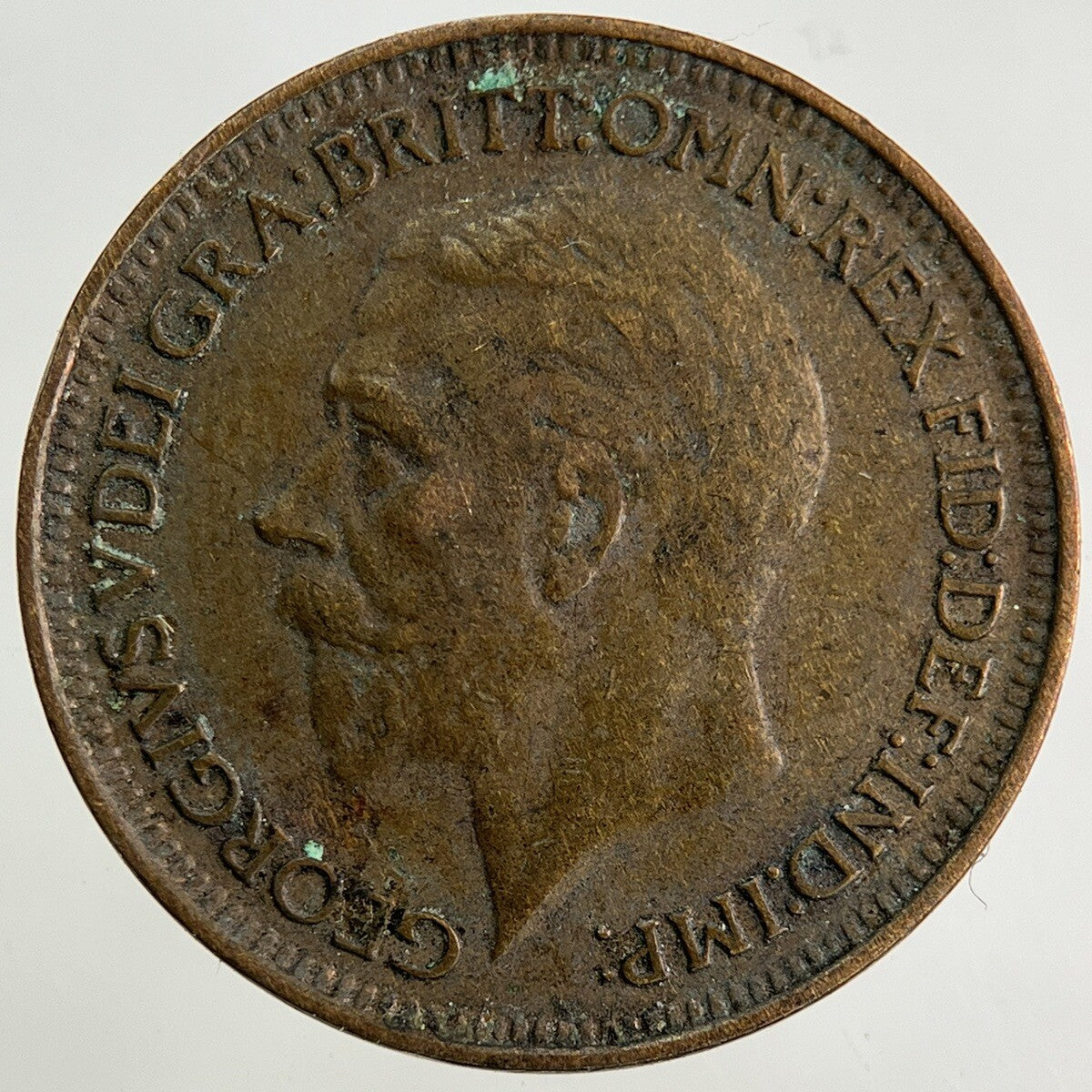 1928 George V Farthing Coin | Fine Collectable Grade