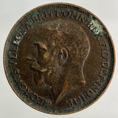1925 George V Farthing Coin | Fine Collectable Grade