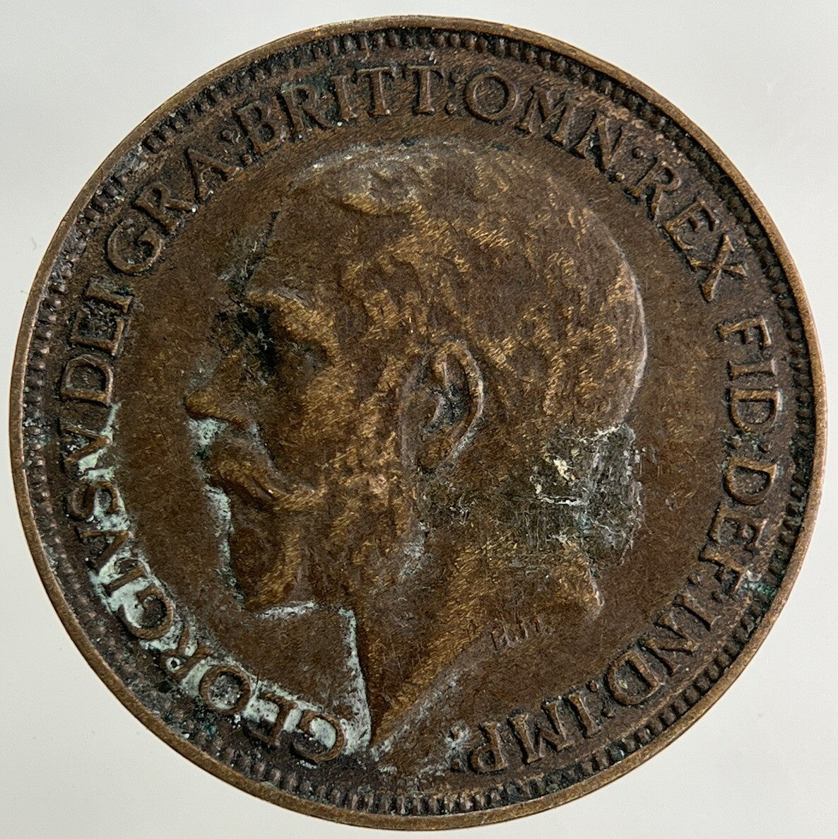 1925 George V Farthing Coin | Fine Collectable Grade