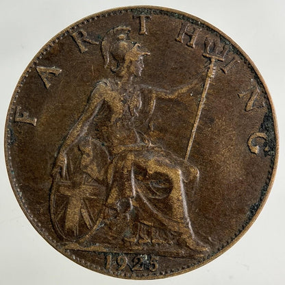 1925 George V Farthing Coin | Fine Collectable Grade