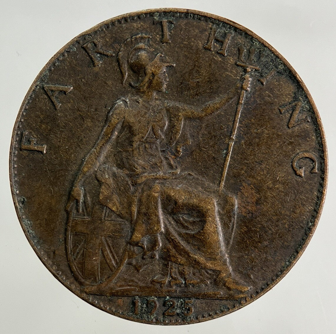1925 George V Farthing Coin | Fine Collectable Grade