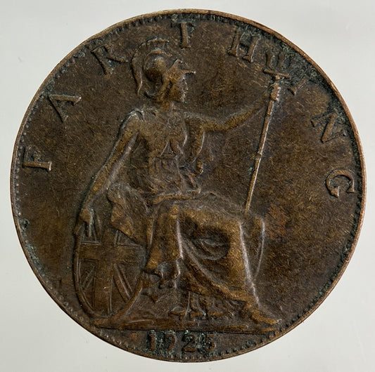 1925 George V Farthing Coin | Fine Collectable Grade