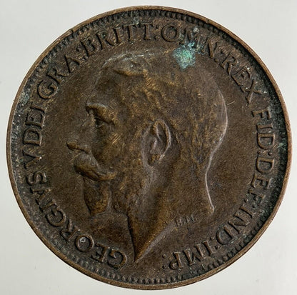 1925 George V Farthing Coin | Fine Collectable Grade