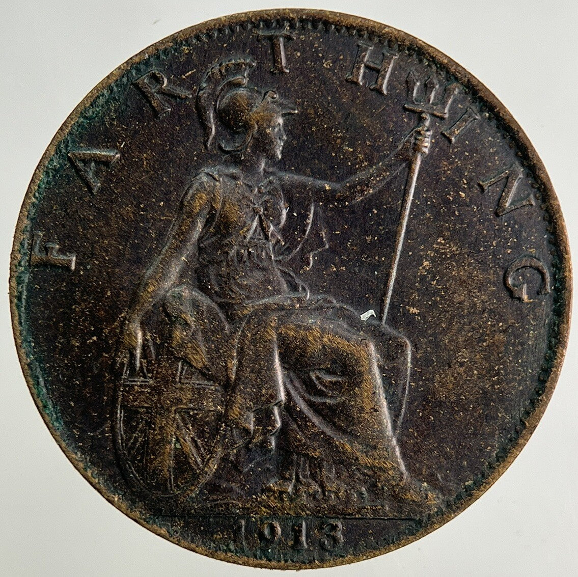 1913 George V Farthing Coin | Fine Collectable Grade