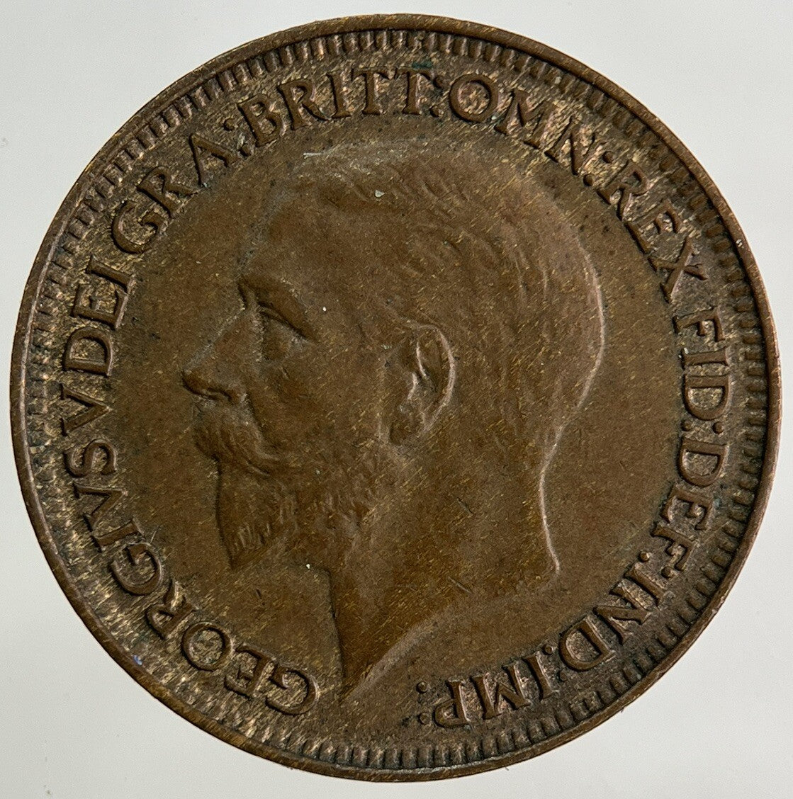 1930 George V Farthing Coin | Fine Collectable Grade