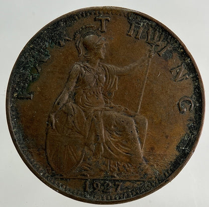 1927 George V Farthing Coin | Fine Collectable Grade