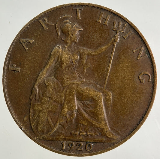 1920 George V Farthing Coin | Fine Collectable Grade