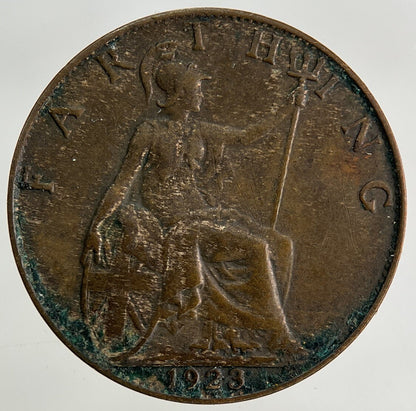 1923 George V Farthing Coin | Fine Collectable Grade