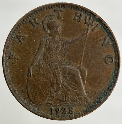 1928 George V Farthing Coin | Fine Collectable Grade