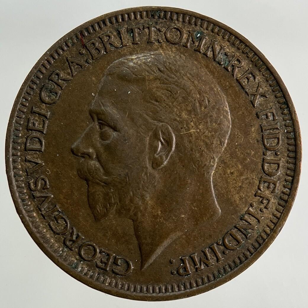1933 George V Farthing Coin | Fine Collectable Grade