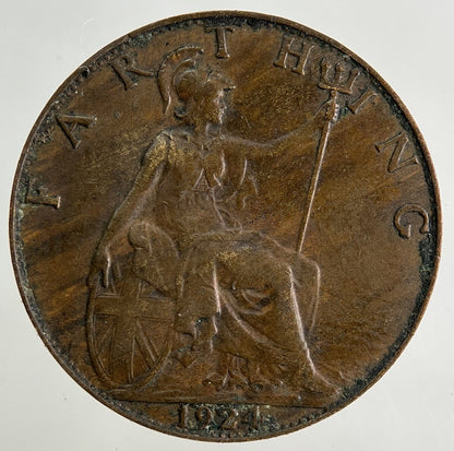 1924 George V Farthing Coin | Fine Collectable Grade