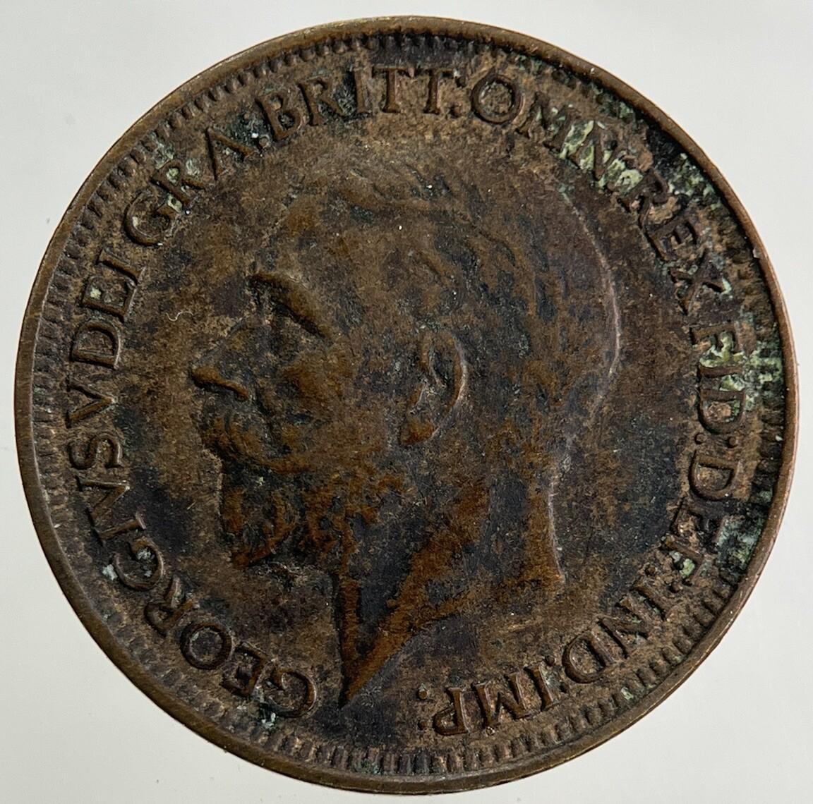 1929 George V Farthing Coin | Fine Collectable Grade