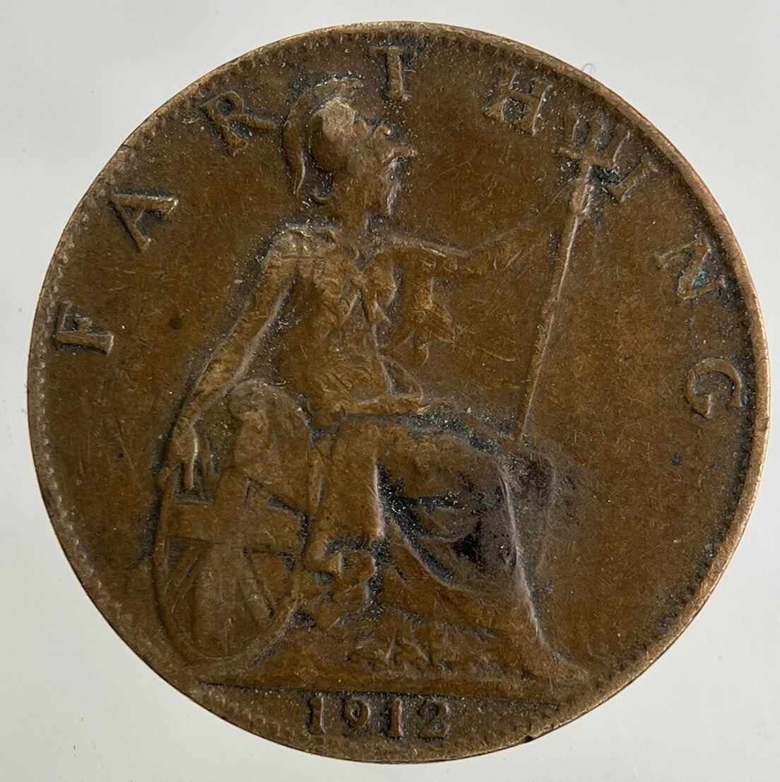 1912 George V Farthing Coin | Fine Collectable Grade