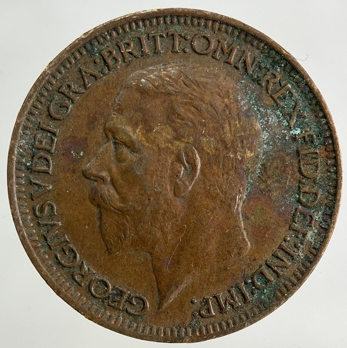 1929 George V Farthing Coin | Fine Collectable Grade