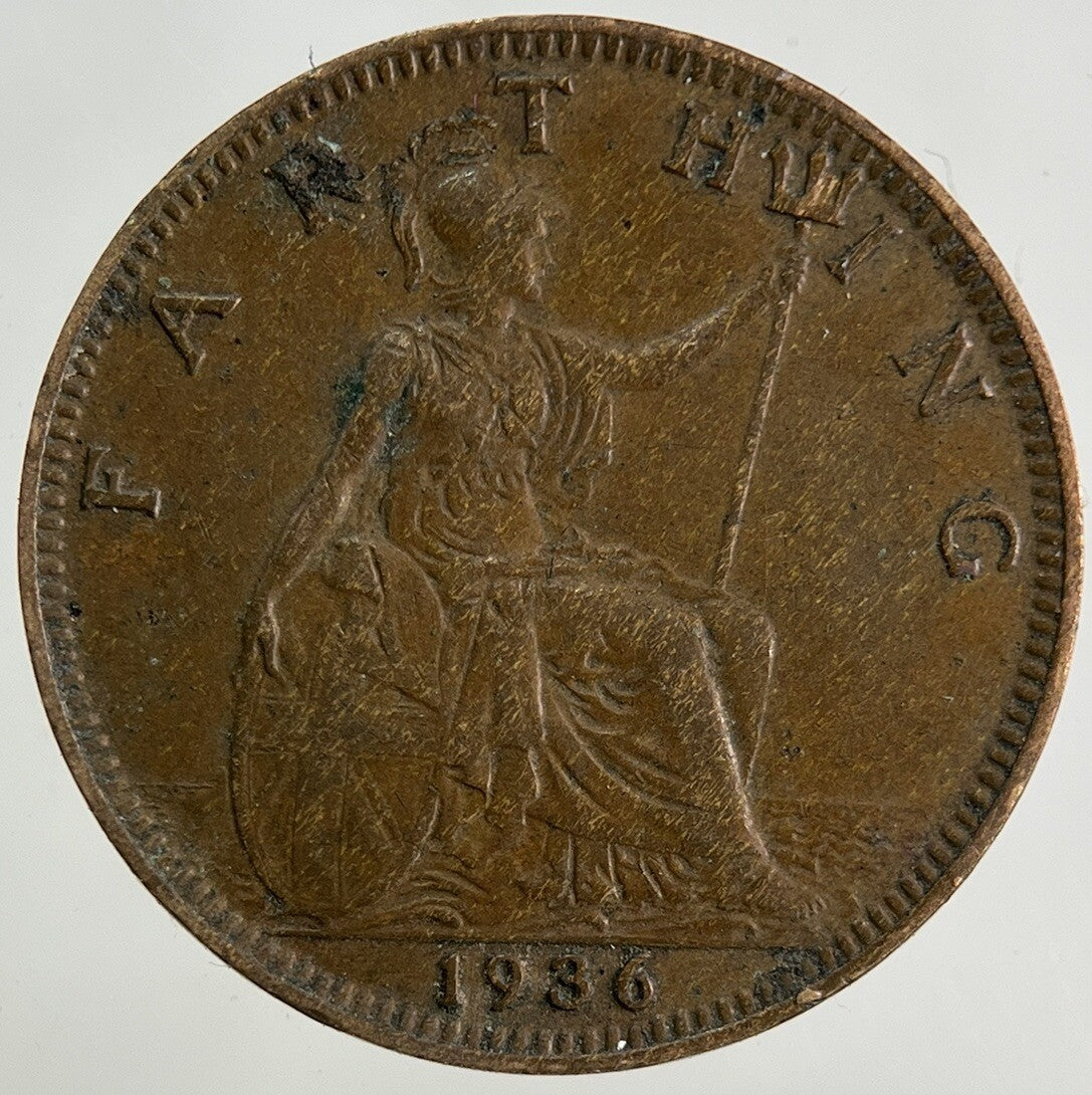1936 George V Farthing Coin | Fine Collectable Grade