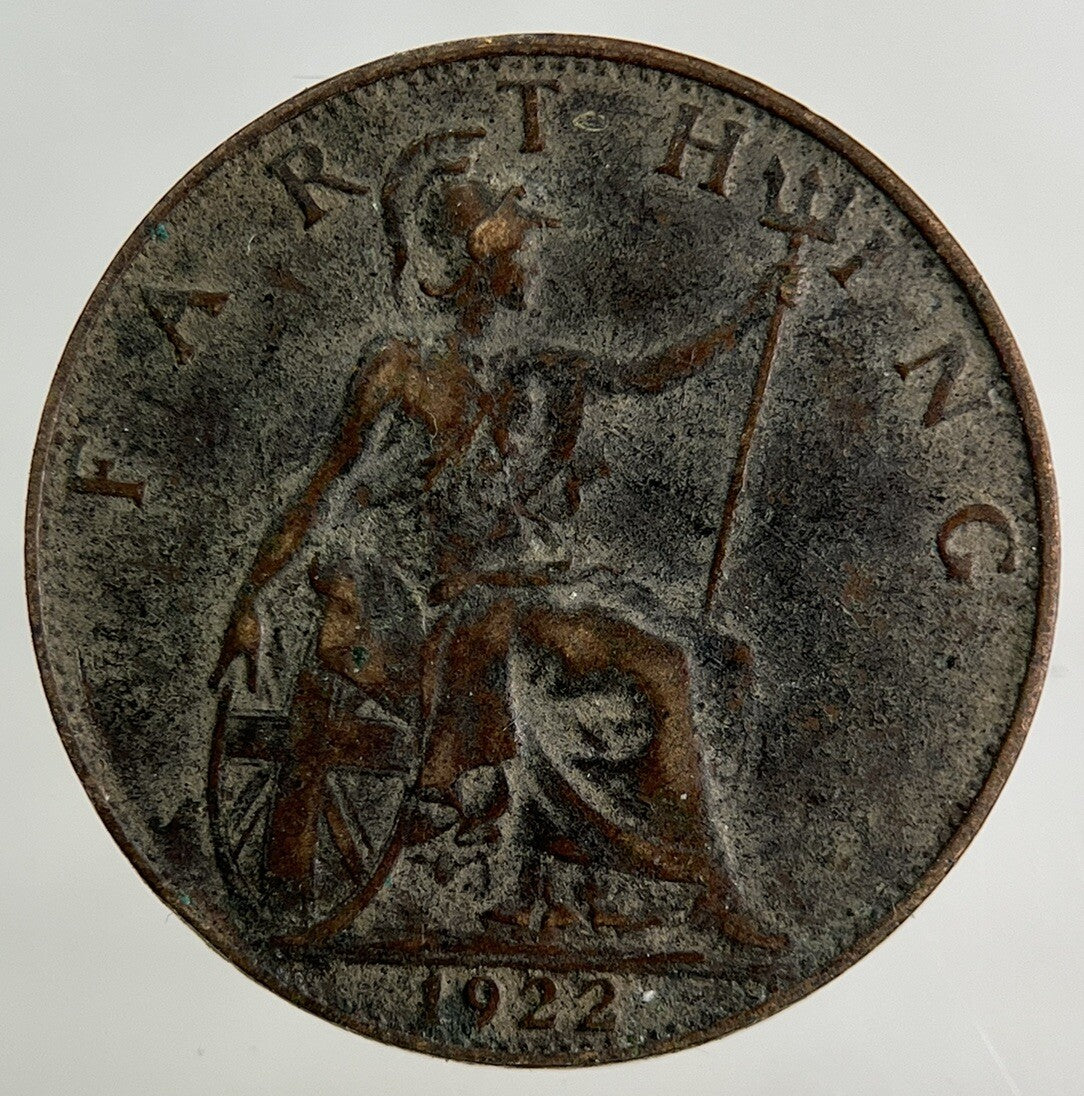 1922 George V Farthing Coin | Fine Collectable Grade