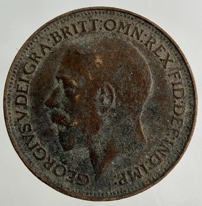 1922 George V Farthing Coin | Fine Collectable Grade
