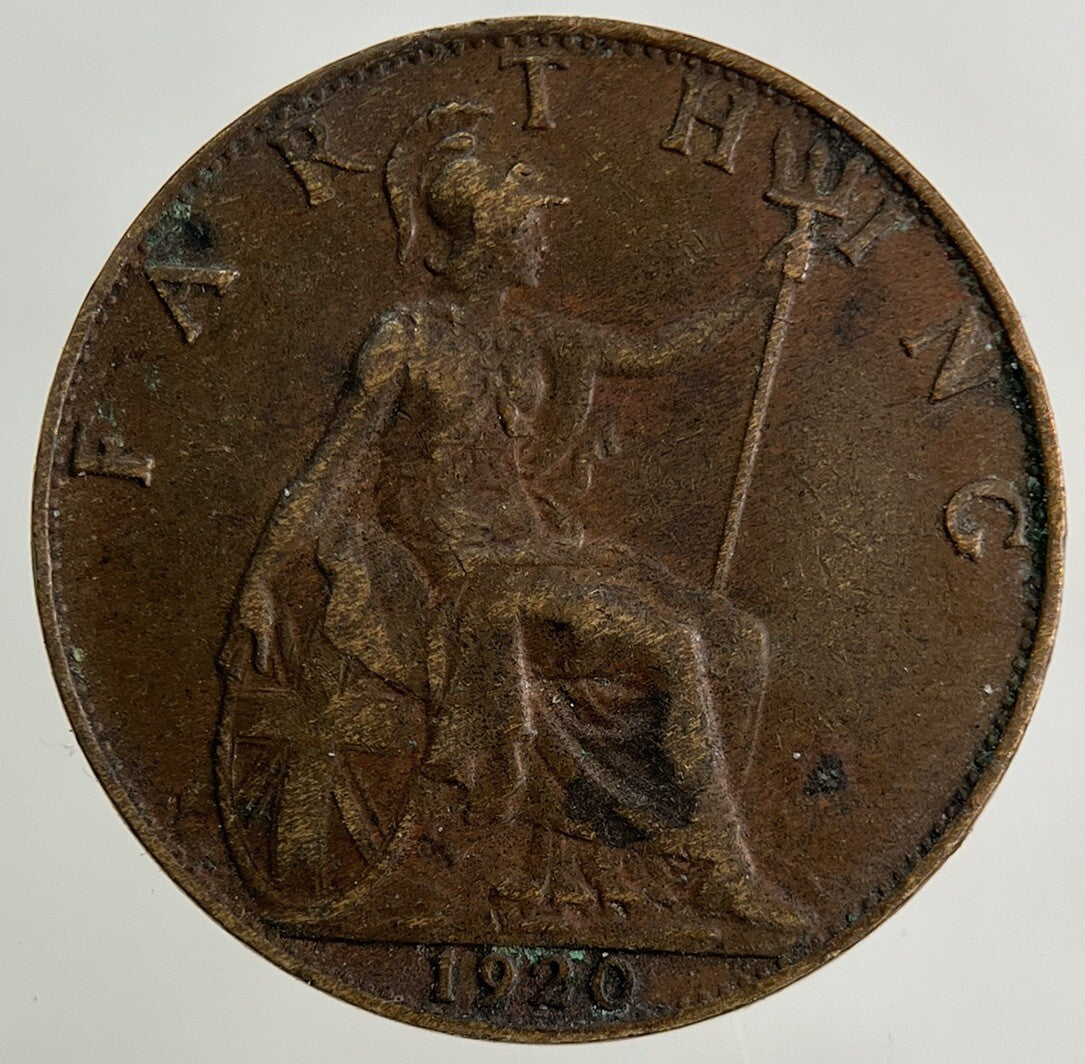 1920 George V Farthing Coin | Fine Collectable Grade