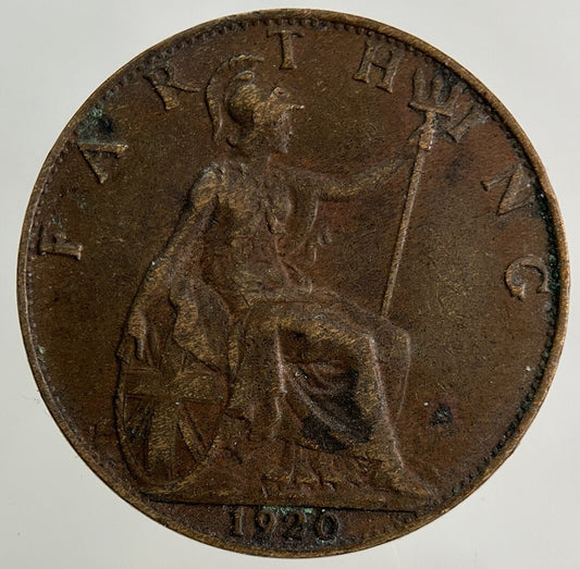 1920 George V Farthing Coin | Fine Collectable Grade