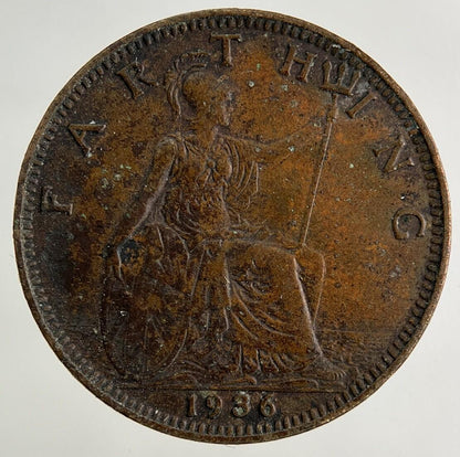 1936 George V Farthing Coin | Fine Collectable Grade