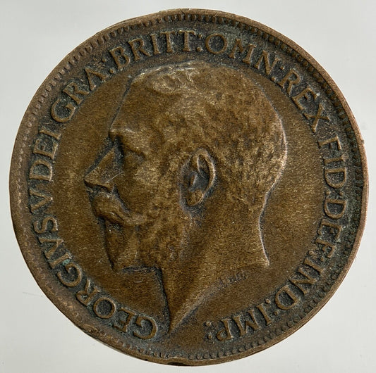 1911 George V Farthing Coin | Fine Collectable Grade