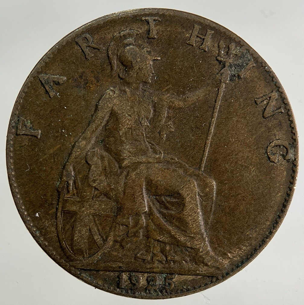 1925 George V Farthing Coin | Fine Collectable Grade