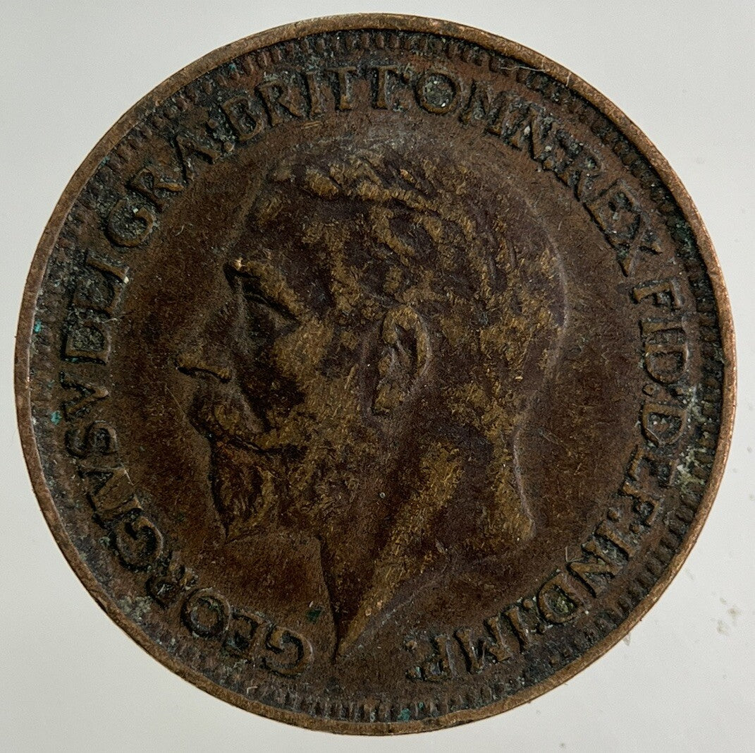 1927 George V Farthing Coin | Collectable Grade