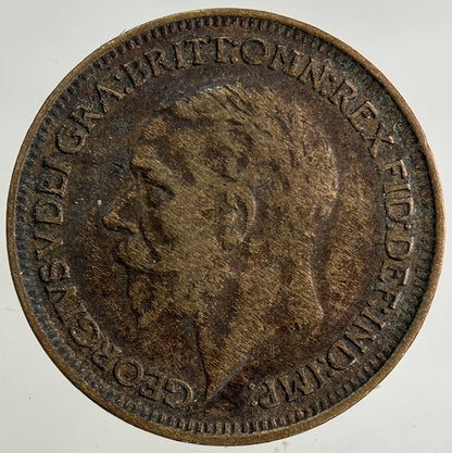 1927 George V Farthing Coin | Collectable Grade