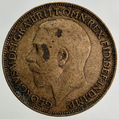1922 George V Farthing Coin | Collectable Grade