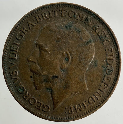 1924 George V Farthing Coin | Fine Collectable Grade