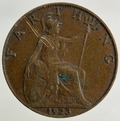 1923 George V Farthing Coin | Fine Collectable Grade