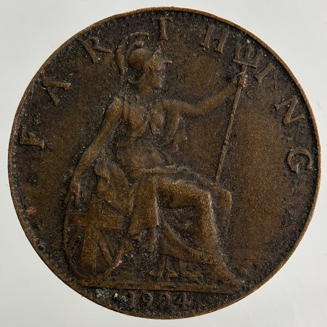 1924 George V Farthing Coin | Fine Collectable Grade