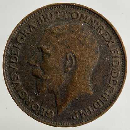 1924 George V Farthing Coin | Fine Collectable Grade