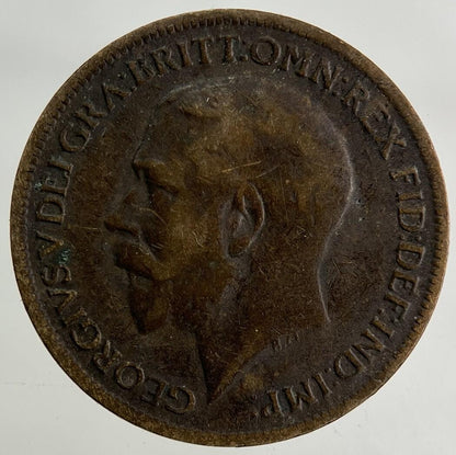 1918 George V Farthing Coin | Fine Collectable Grade
